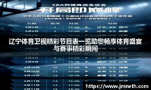 辽宁体育卫视精彩节目表一览助您畅享体育盛宴与赛事精彩瞬间